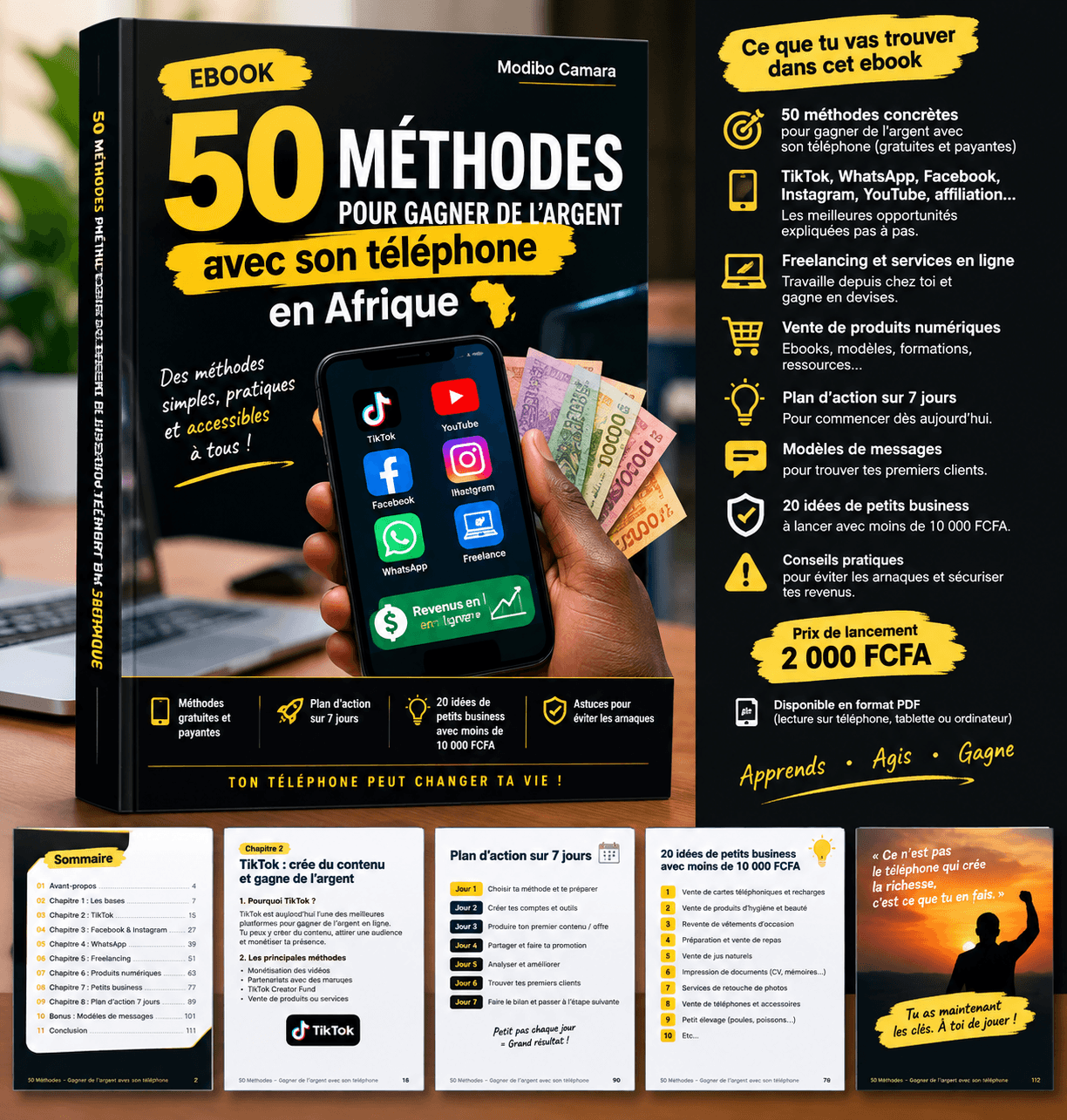 50 Méthodes pour Gagner de l’Argent avec son Téléphone en Af