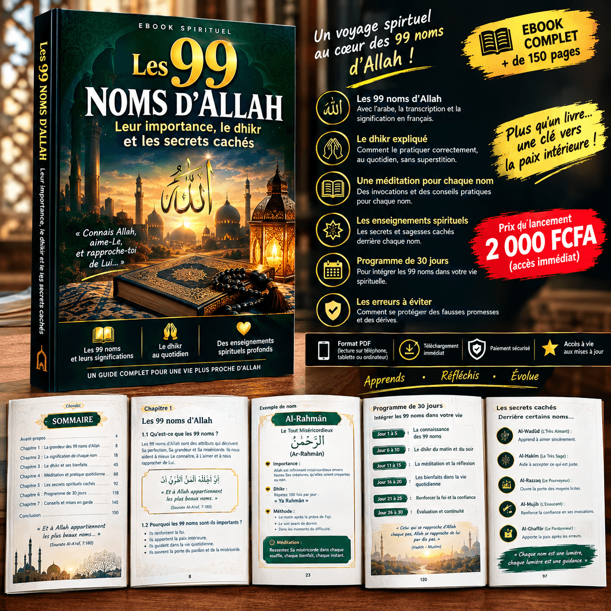 Les 99 Noms d’Allah — Leur importance, le dhikr et les ensei — visuel 1