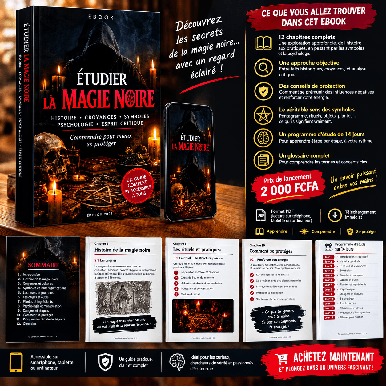l’étude de la magie noire — visuel 1
